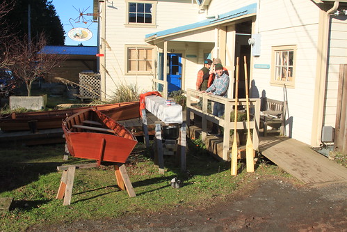 Port Hadlock WA - Boat School - Traditional Small Craft - launch - Monk Flatiron - wrapping things up