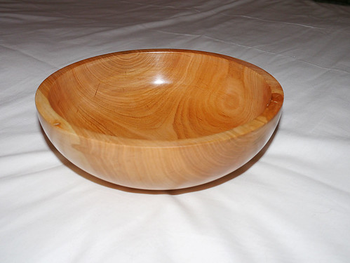 Woodturning - Cherry Bowl 8.5