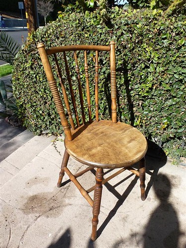 Vintage Wooden Spindle Chair