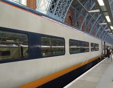 Eurostar to Paris Nord, Platform 10, St Pancras International, London