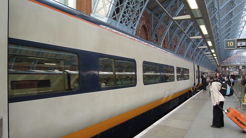 Eurostar to Paris Nord, Platform 10, St Pancras International, London