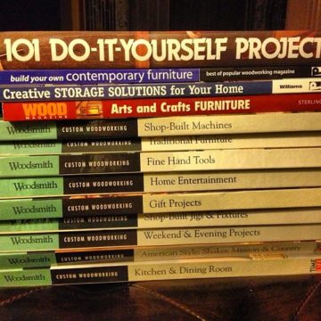 Scored some #woodworking books $1 each. #woodworkingtao