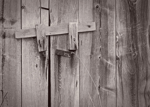 shed door and latch