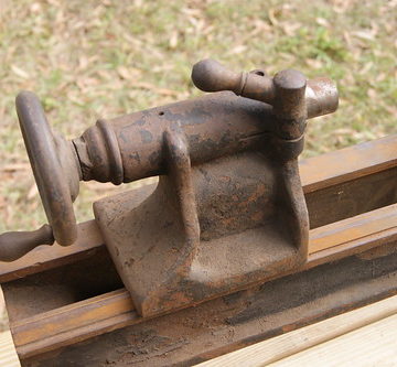 #4 Vintage Wood Lathe - 8 inch bench lathe, made from a South Bend kit