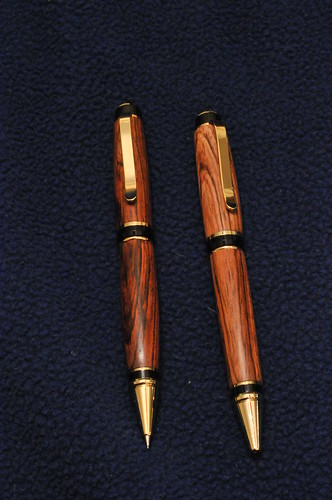 rosewood pen and pencil