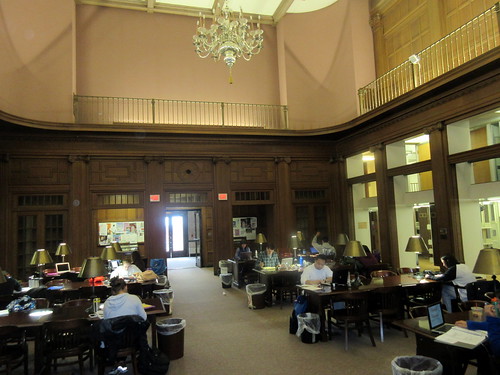 Austin Flint Main Reading Room of Abbott Hall Looking North