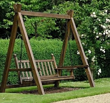 Wooden Swing Chair