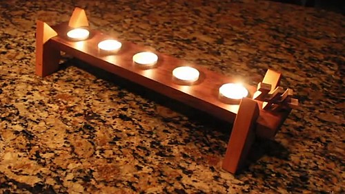 Simple DIY candle holder