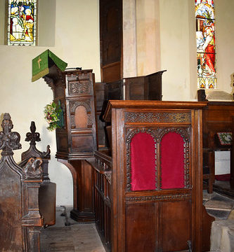 two-decker pulpit