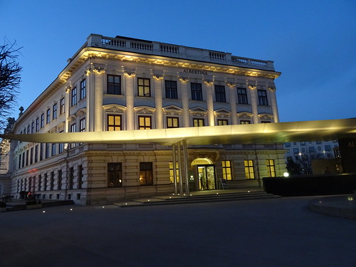 Wien, 1. Bezirk (the art of very renowned public places in the historic core of downtown Vienna), Albertinaplatz/Hanuschgasse/Augustinerstraße (Albertina)