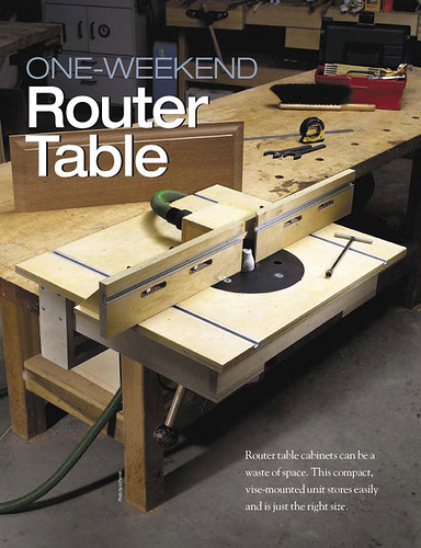 One weekend Router Table