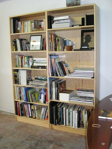 Custom Maple Bookshelves - View 1