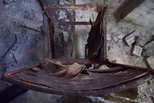 Abandoned Wooden Chair