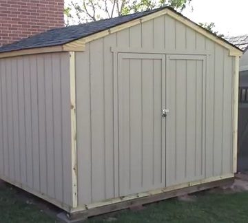 Pre Cut Wood Shed