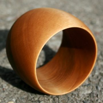 Coffee maple bangle