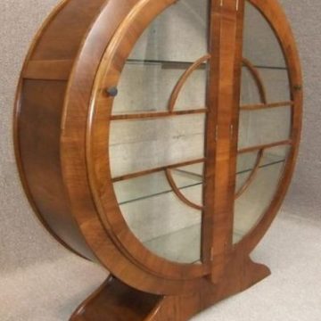 Circular China Cabinet