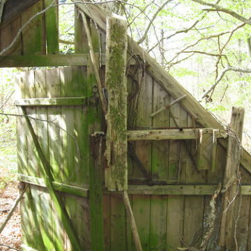 Wood working shed