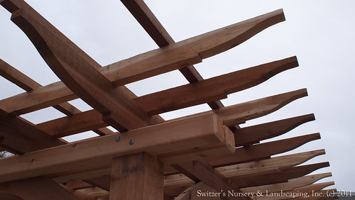 Crafting a Classic Cedar Pergola ~ pergola detail