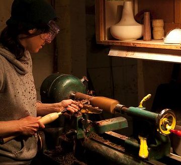 Turning at the lathe