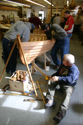 Port Hadlock WA - Boat School - Small Craft - Framing a Grandy Skiff