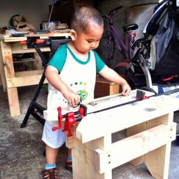 New Fangled (AKA Toddler) Saw Bench