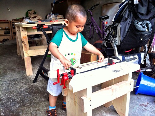 New Fangled (AKA Toddler) Saw Bench