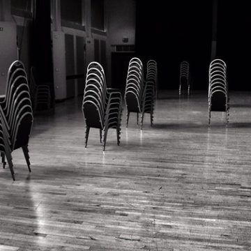 What the chairs do in the dancehall when the people have left