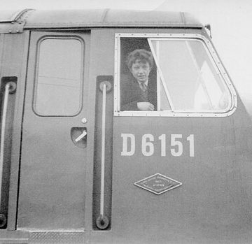 NB/BR Class 21 Type 2 No. D6151 at Aberdeen Kittybrewster Shed 1964