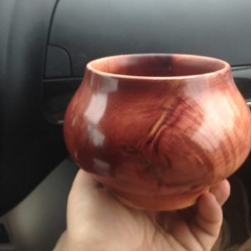 Aromatic cedar bowl