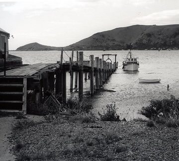 Otakou Fisheries Shed, Harington Point Road c1973