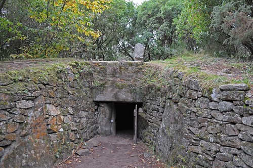 Outside a Tumulus, Carnac, Brittany, France