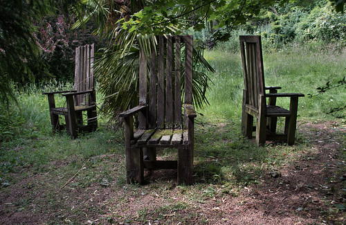 Three wooden chairs-0197