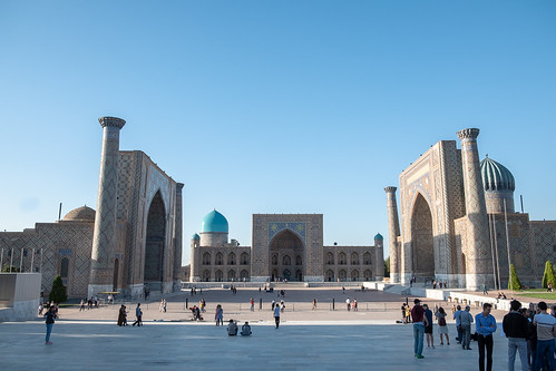 The Registan in Samarkand, Uzbekistan