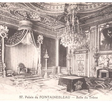 Fontainebleau (Seine-et-Marne) - Salle du Trône