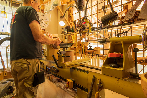 Man working lathe 1