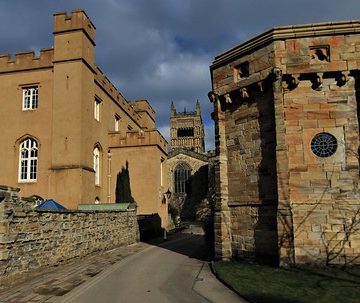 Durham Cathedral Grounds, City Of Durham, County Durham, England.