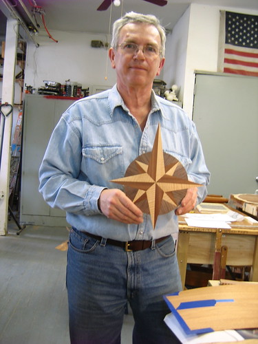 Student taking Marquetry Class