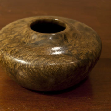 Claro Walnut Burl Vase