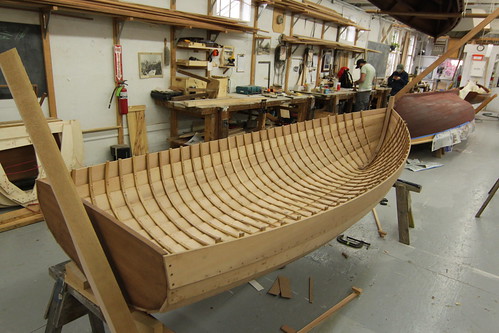 Port Hadlock WA - Northwest School of Wooden Boatbuilding - Traditional Small Craft - Grandy Skiff under construction